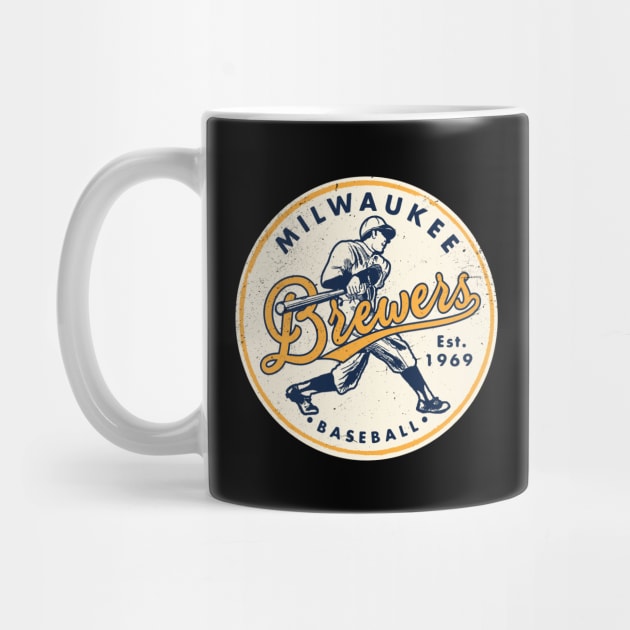 Milwaukee Brewers 2 by Buck Tee Originals by Buck Tee